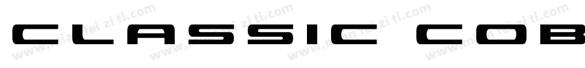 Classic Cobra Semi-I字体转换